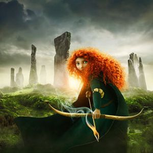 Princesa corajosa com arco
