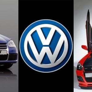 Carros e Logo Volkswagen