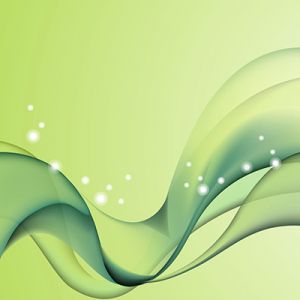 Ondas Abstratas Verdes Elegantes