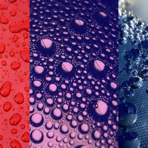 Gotas de Água Coloridas