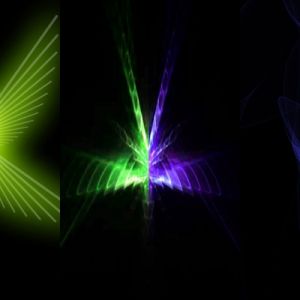 Padrões de Luz Abstratos Vibrantes
