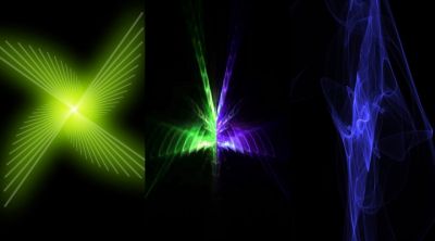 Padrões de Luz Abstratos Vibrantes
