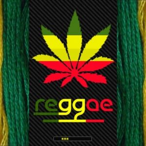Vibrações Reggae com Folha de Cannabis