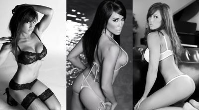 Glamour Elegante em Preto e Branco