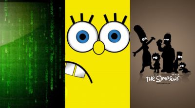 Os Simpsons e Bob Esponja