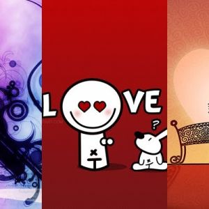 Ilustrações Coloridas de Amor