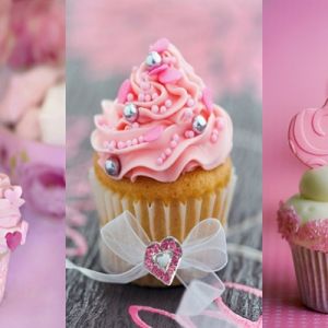 Deliciosos Cupcakes Rosa