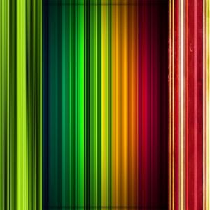 Design Abstrato de Listras Coloridas