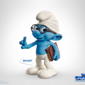 Personagem Brainy Smurf