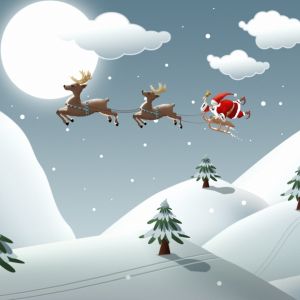 Papai Noel e Renas