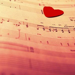 Notas Musicais com Coração