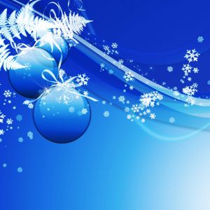 Enfeites de Natal Azuis