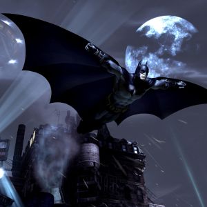 Batman Voando Sobre Gotham