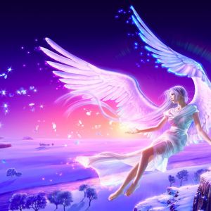 Anjo Fantástico com Asas