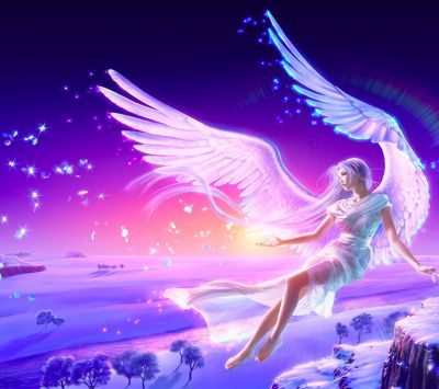 Anjo Fantástico com Asas