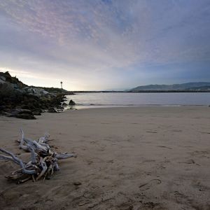 Pôr do Sol Sereno na Praia
