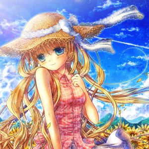 Garota Anime na Natureza