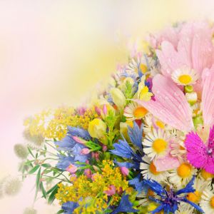 Buquê de Flores Coloridas