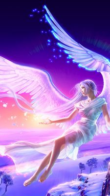 Anjo Fantástico com Asas