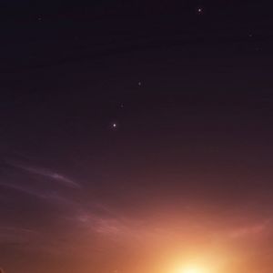 Deslumbrante Pôr do Sol Sobre a Água