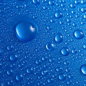Gotas de água azuis