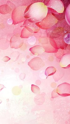 Fundo Abstrato de Pétalas Rosas