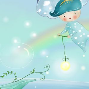 Criança Mágica com Guarda-chuva