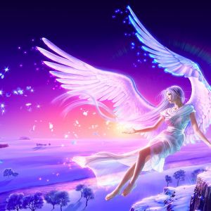 Anjo Fantástico com Asas