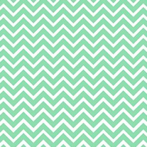 Padrão Chevron Verde Menta