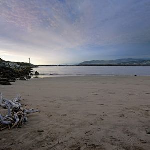 Pôr do Sol Sereno na Praia