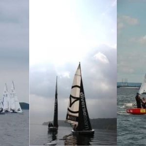 Barcos à Vela na Água