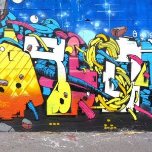 Arte de Graffiti Vibrante