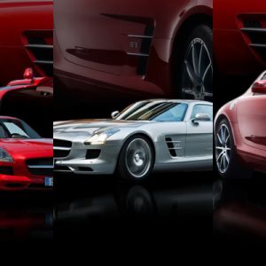 Elegante Mercedes-Benz SLS AMG