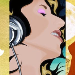 Garotas Artísticas e Música Vibrante
