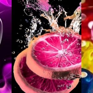 Música Colorida e Splash de Frutas
