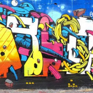 Arte de Graffiti Vibrante