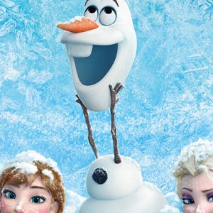 Personagens de Frozen - Olaf, Anna, Elsa