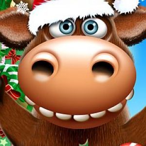 Vaca de Natal Fofa