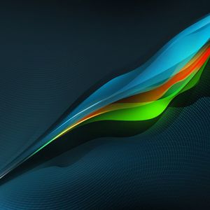 Ondas Abstratas Coloridas