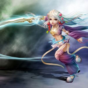 Personagem Fantástico com Espada