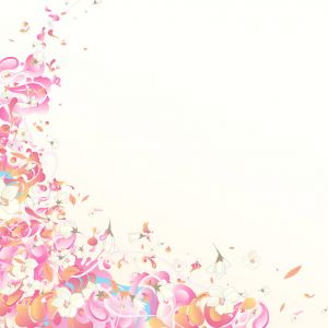 Design Abstrato Floral Colorido