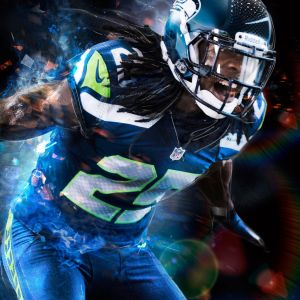 Jogador da NFL em Ação