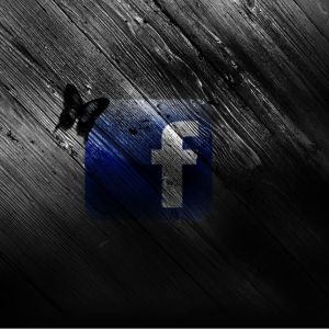 Logo do Facebook com Borboleta