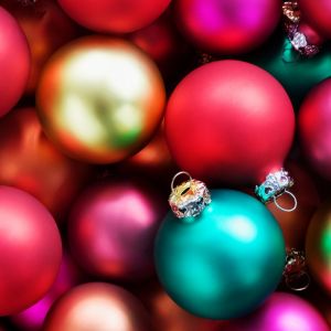 Enfeites de Natal Coloridos