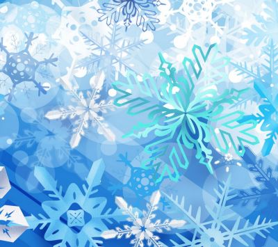 Fundo de Flocos de Neve de Inverno