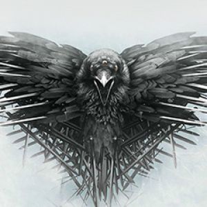 Arte de Corvo de Fantasia Sombria
