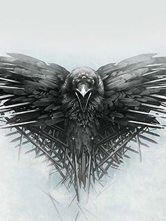 Arte de Corvo de Fantasia Sombria