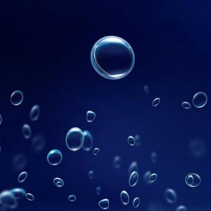Bolhas no Azul Profundo