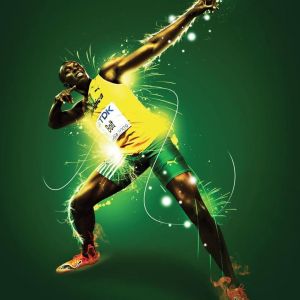 Atleta Dinâmico em Ação