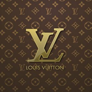 Papel de Parede Logo Louis Vuitton